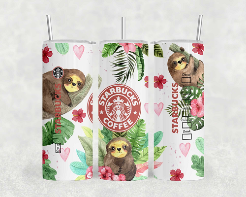 20oz Sloth Starbucks